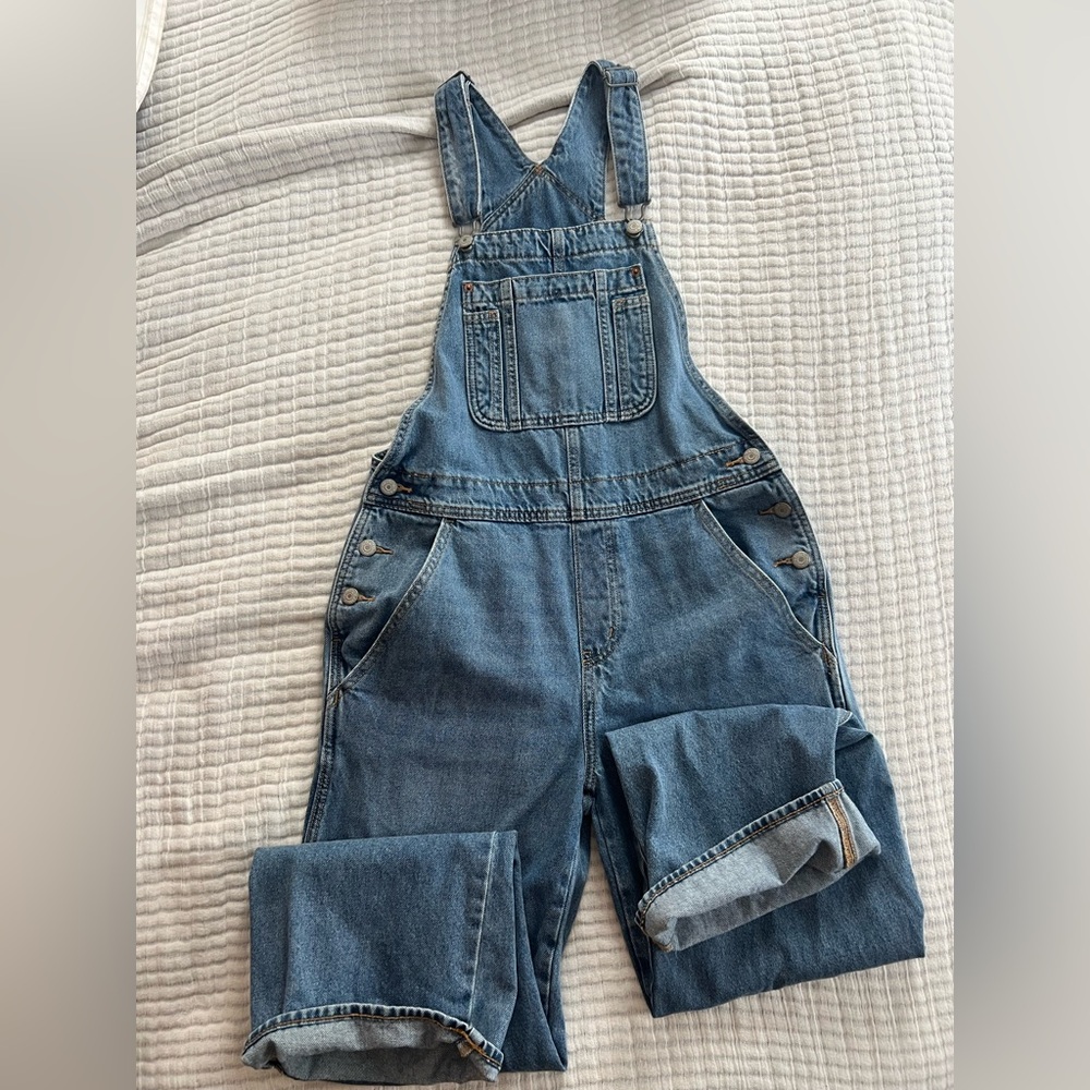 Old Navy Classic Blue Denim Overalls